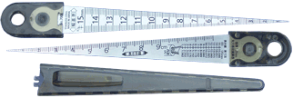 Metric Taper Gage & Rule In One 1 ~ 15 mm